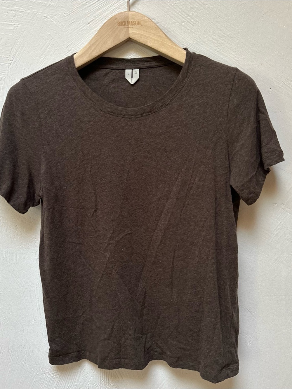 Arket Women's Short Sleeve Crew Tee — Brown